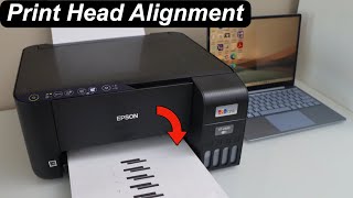 Epson ET 2400 L1210 L1250 L3210 L3250 Printhead Alignment  Fix Vertical amp Horizontal Lines [upl. by Stanwood79]