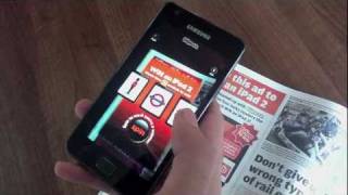 Blippar with MetroUK interactive newspaper Ad [upl. by Aicnilav]