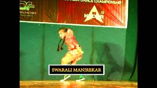 Swarali Manjrekar1st place Kadar dance championship 2  apsara aali choreo NIKHILS DANCE ACADEMY [upl. by Isidore686]