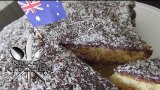 EASY LAMINGTON CAKE  VIDEO RECIPE [upl. by Aranat]