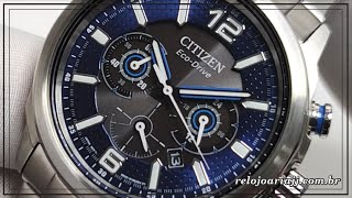 Relógio Citizen Masculino Eco Drive Cronógrafo TZ20911F  Relojoaria JJ [upl. by Dilly]