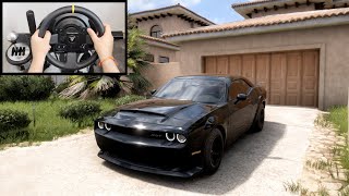 Forza Horizon 5 Dodge Demon Thrustmaster TX Steering Wheel Gameplay [upl. by Crofton612]