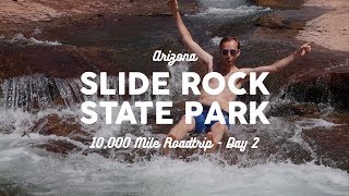 Camping at Slide Rock State Park AZ  10K Road Trip Vlog Day 2 [upl. by Euqinot]