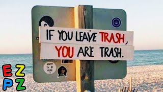 rTrashy · i am become trash destroyer of beach [upl. by Ardnuhsor]