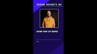 Serum Secrets 5 Saving LFO Presets [upl. by Euqinor]