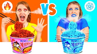 Défi Alimentaire Chaud vs Froid  Défi Fou par Fun Fun Challenge [upl. by Claudina105]