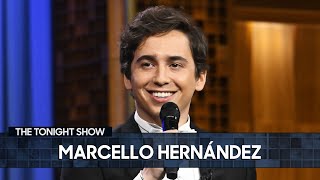 Marcello Hernández Makes His Tonight Show StandUp Debut  The Tonight Show Starring Jimmy Fallon [upl. by Aicert]