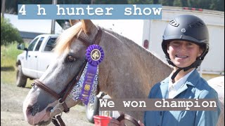 4 H Hunter Horse Show Vlog [upl. by Jessey]