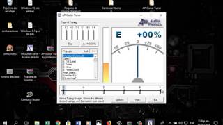 Como descargar el mejor afinador de guitarra para pc [upl. by Noffihc240]