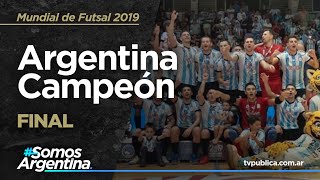 Argentina Campeón del mundo  Mundial de Futsal  Misiones 2019 [upl. by Ramoh143]