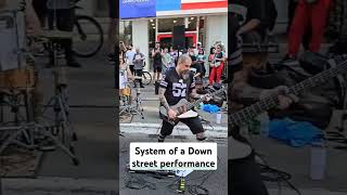 System of a Down street performance systemofadown rock viral music musician soundinvaders [upl. by Annodal266]