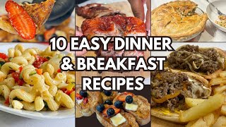 10 MustTry Easy Breakfast amp Dinner Recipes  Husband amp Wife Edition [upl. by Elvira]