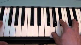 How to play Sense  Tom Odell  on piano [upl. by Yrakcaz]