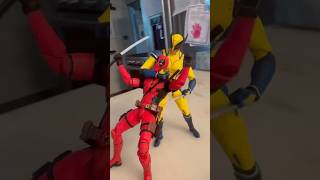 Deadpool and Action Figures actionfigures marvel short deadpool toys spiderman [upl. by Nrehtac711]