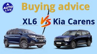 Kia Carens vs XL6  Auto Live [upl. by Arihaj]