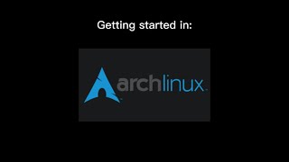 Getting started in Arch Linux  Desktop Enviroment and Browser [upl. by Namra]