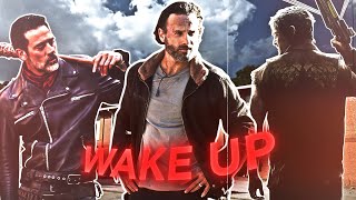 4K Rick amp Daryl and Negan TWD  Wake Up Edit [upl. by Eada60]