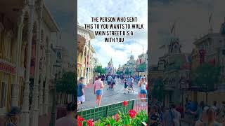 Dont you want to stroll down Main Street USA with us mainstreetusa magickingdom disneyparks [upl. by Hellene526]