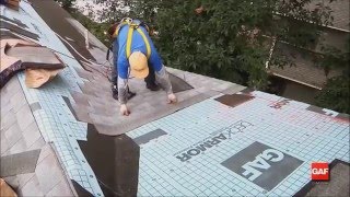 quotRoof Installation How To Shingle a Valley HDquot by RoofRepair101 [upl. by Perreault]