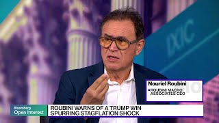 Roubini Says a Trump Win Could Cause Stagflation [upl. by Lundin]