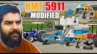 HMT 5911 DA Pump Modification 🔥  Standard Tractor Combine  Farmtrac 6050  FS22  Dhaliwal Gaming [upl. by Salazar195]