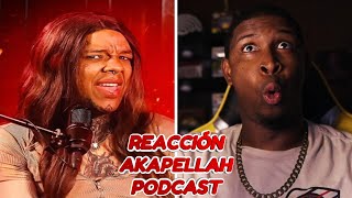 Reacción a Akapellah  Podcast  Video Oficial  Bomba Nuclear 🔥 [upl. by Verras]