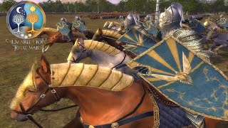 ENCAMPMENT IN TAURNUFUIN Pitch Battle  Silmarillion Total War [upl. by Gould267]