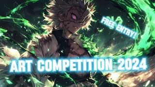 Art Competition 2024  Free Entry  Akshat Can Draw artcompetitions anime art akshatcandraw [upl. by Airod]