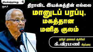 திராவிட இயக்கத்தின் எல்லை மானுடப் பரப்புமகத்தான  K Veeramani Latest Speech  வியக்கத்தக்கது  4 [upl. by Anitsirhcairam]