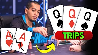 He Cracked ACES With TRIPS for 1015000 at WPT Final Table [upl. by Attem]