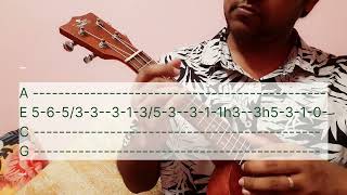 quotThirayum theeravumquot  Memories on ukulele with easy tabs Original composed by Sejo John memories [upl. by Nivan724]