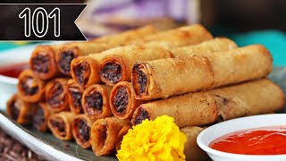 How To Make Homemade Lumpia [upl. by Cirtap]