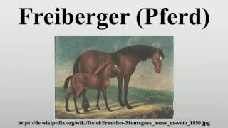 Freiberger Pferd [upl. by Corydon]