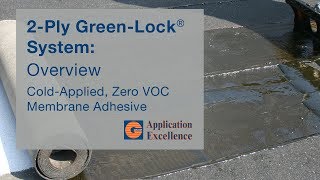 Coldapplied membrane adhesive GreenLock overview 14 [upl. by Behn]