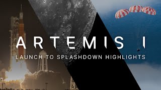 NASA’s Artemis I Moon Mission Launch to Splashdown Highlights [upl. by Berrie]