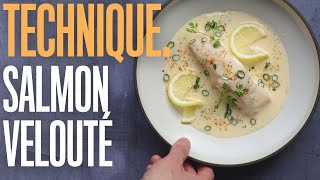 How to make a velouté sauce with salmon or other fish  Quick method [upl. by Yeoj]