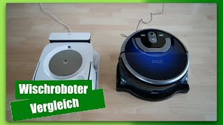 Saug Wisch Roboter Test  Roomba vs ZACO  Wischroboter Vergleich [upl. by Arednaxela872]