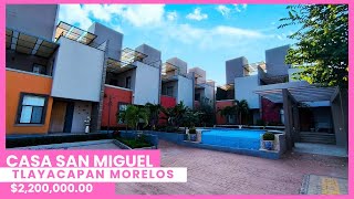 🏡 Casa RESIDENCIAL SAN MIGUEL ✅ TLAYACAPAN MORELOS ‼️ PROMOCIÓN ‼️ [upl. by Aneekan]