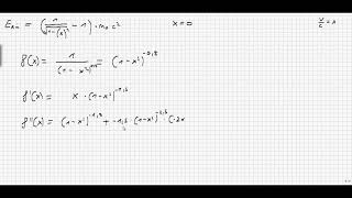 Kinetische Energie in der Relativitätstheorie 2 [upl. by Naldo]