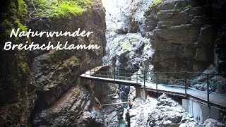 Breitachklamm Oberstdorf  einzigartiges Naturwunder Kleinwalsertal Allgäu [upl. by Pinette201]