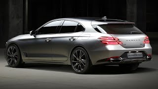 New GENESIS G70 Shooting Brake 2022  FIRST LOOK exterior interior amp RELEASE DATE for Europe [upl. by Nilahs]