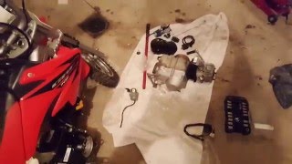 Lifan 125cc in a crf70f project Part two [upl. by Enelyak]