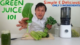 Green Juice 101 How to Make the Perfect Recipe for Beginners [upl. by Adnot]