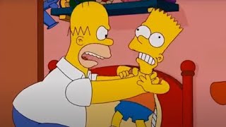 Homer Simpson wont stop strangling Bart defying woke calls Nothings getting tamed [upl. by Rouvin]