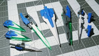 HG 7 SwordG amp GN Sword III  Part 2 BUILD  Gundam 00 plastic model kit [upl. by Sauncho506]