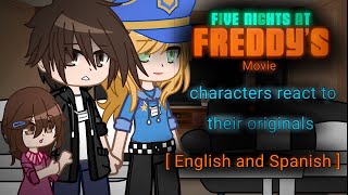 ✧  Fnaf movie characters react to their Originals  ✧  Gacha [upl. by Anuaik]