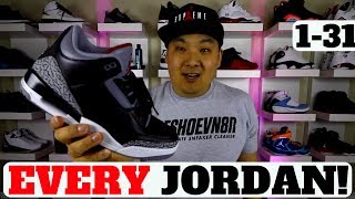 EVERY AIR JORDAN SNEAKER 131 EXPLAINED COMPLETE GUIDE [upl. by Melamie]