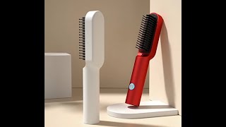 Wireless Rechargeable Hair Straightening Comb  Bring it anywhere you want for a quick touchup [upl. by Trauner981]