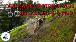 CRANKWORX ROTORUA 2022 Tricks Whips and Mud [upl. by Mcgruter]