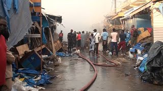 Incendie au Marché Central de Thiés [upl. by Floss289]